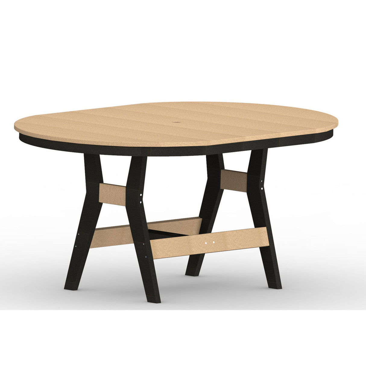 Berlin Gardens Harbor Dining Tables Standard Top 44" x 64" Oblong Dining Table - HOT4464D 