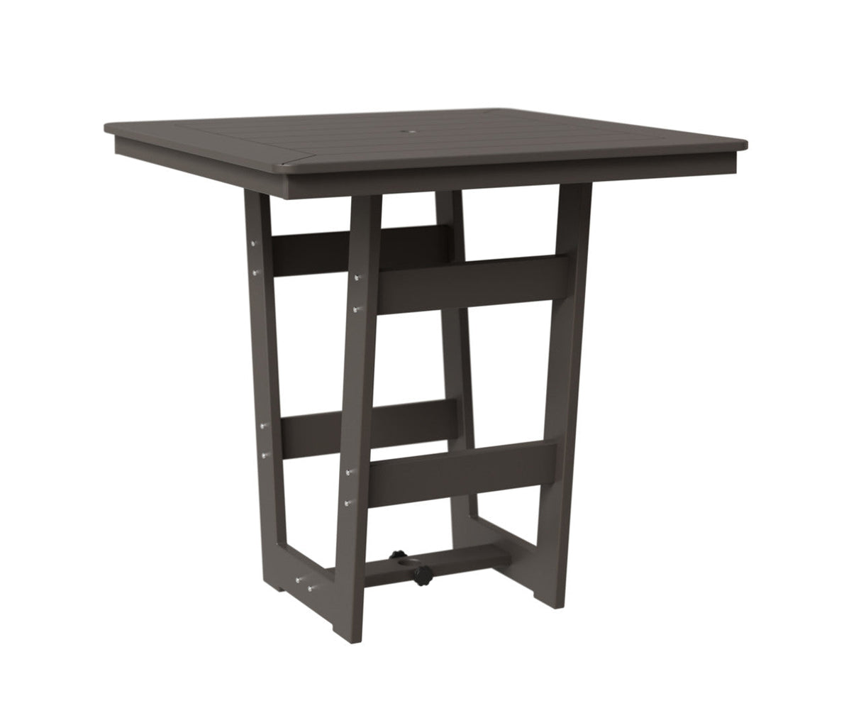 Berlin Gardens Hudson Bar Height 40" x 40" Square Table with Standard Top - HSMT0040B 1