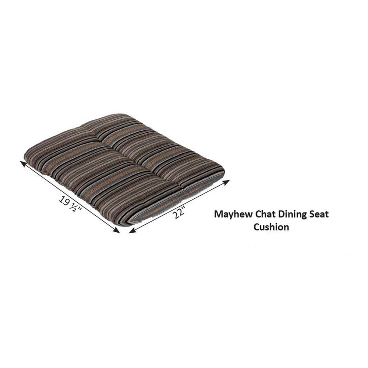 Berlin Gardens Mayhew Chat Dining Seat Cushion - MCDS1922 2