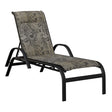 Berlin Gardens Mayhew Padded Sling Chaise Lounge with Arms 