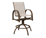 Berlin Gardens Murphy Padded Sling Swivel Bar Chair - MSBPS 