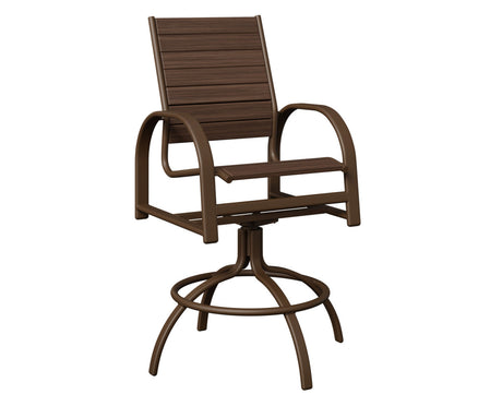 Berlin Gardens Murphy Poly Swivel Bar Chair - MSBP 