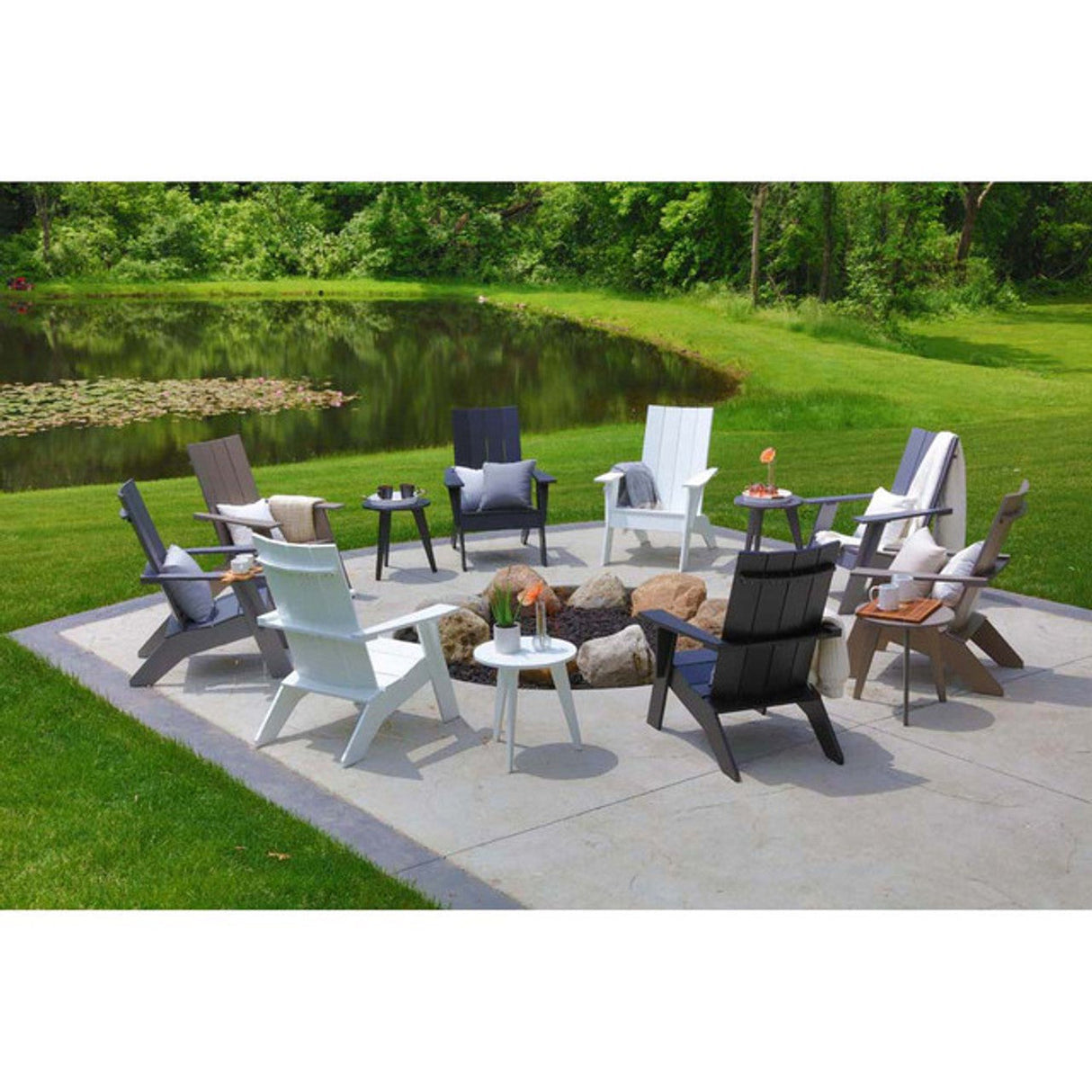 Berlin Gardens Nordic Adirondack Chair - NAC2939 3