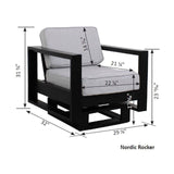 Berlin Gardens Nordic Club Rocker - NR2924 3
