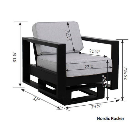 Berlin Gardens Nordic Club Rocker - NR2924 3