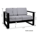 Berlin Gardens Nordic Loveseat - NL5224 3