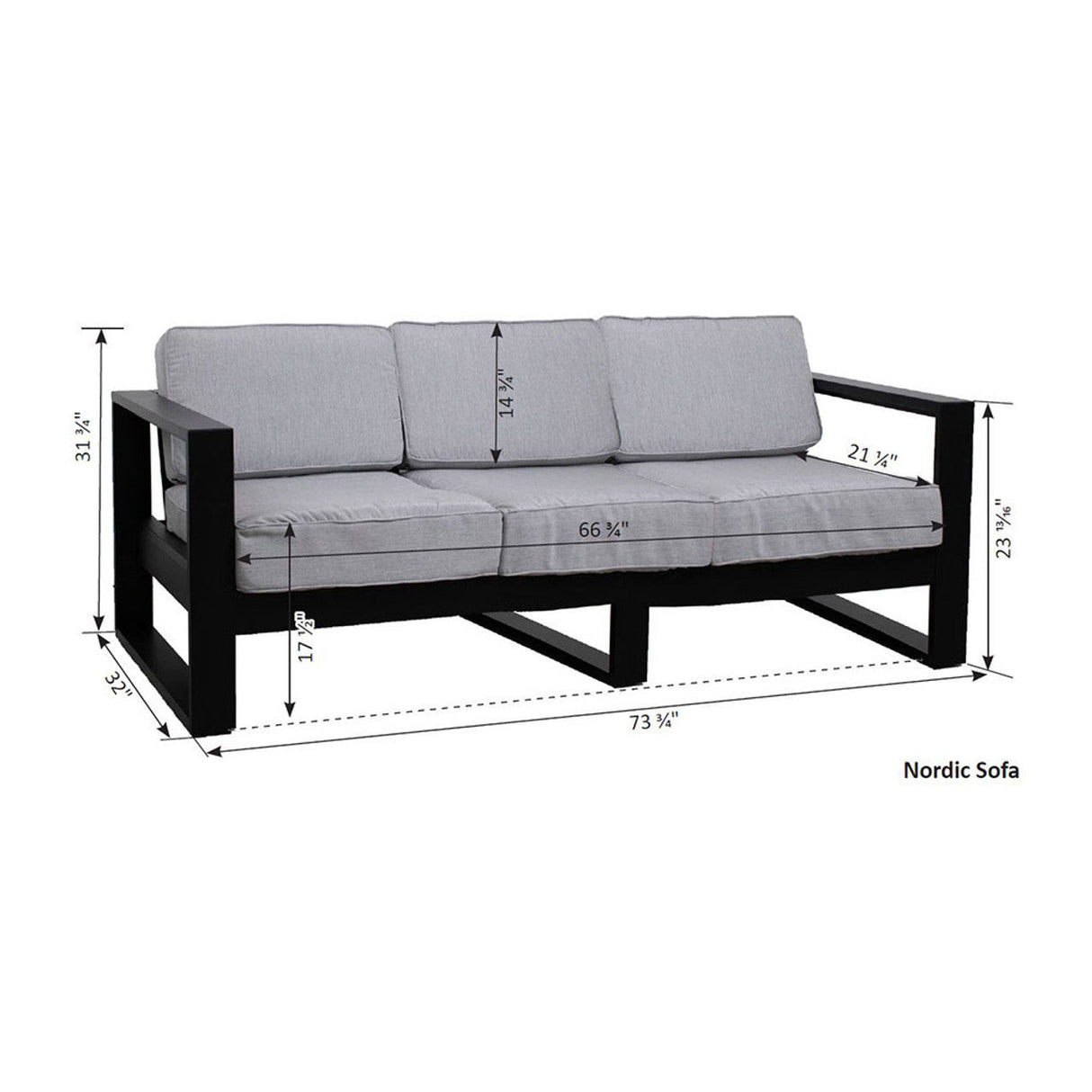 Berlin Gardens Nordic Sofa - NS7424 4