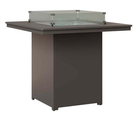 Berlin Gardens Numa 47" Square Bar Height Fire Table with Standard Top - NSFT3947B 