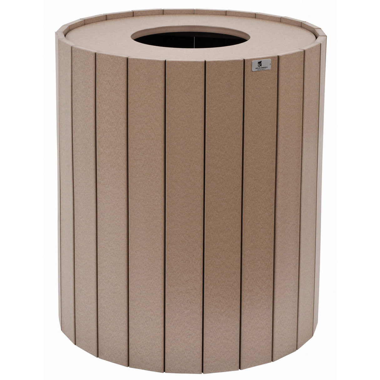 Berlin Gardens Round Trash Can - 32 Gal - RTC32 
