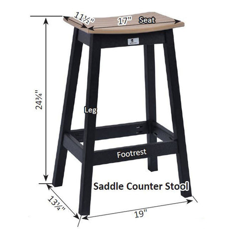 Berlin Gardens Saddle Counter Stool - SDCS2026 2
