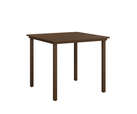 Berlin Gardens Vida 44" Square Aluminum Bar Table - VAST0044B 