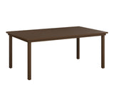 Berlin Gardens Vida 44" x 73" Rectangular Aluminum Dining Table - VART4473D 