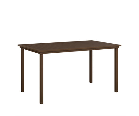 Berlin Gardens Vida 44" x 73" Rectangular Poly Bar Table - VPRT4473B 
