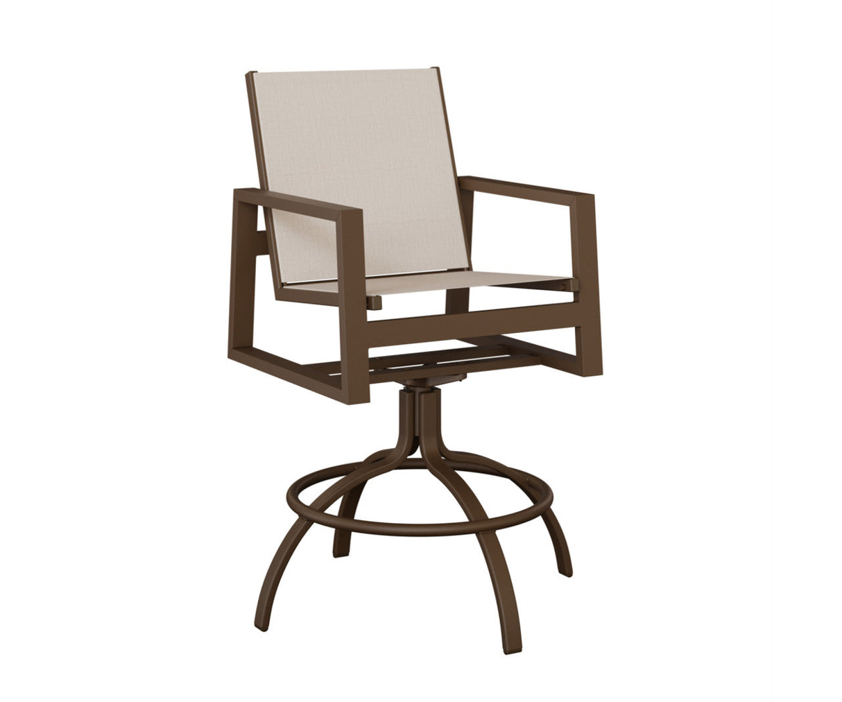 Berlin Gardens Vida Regular Sling Swivel Bar Chair - VSBS 