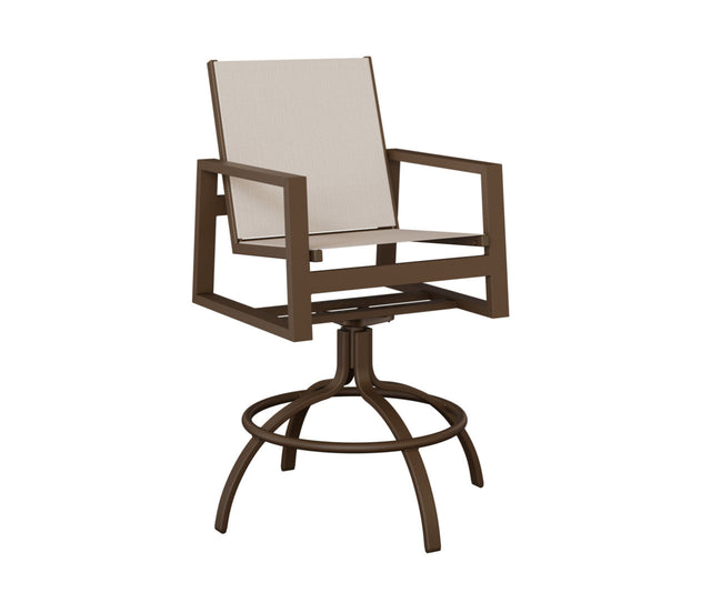Berlin Gardens Vida Regular Sling Swivel Bar Chair - VSBS 