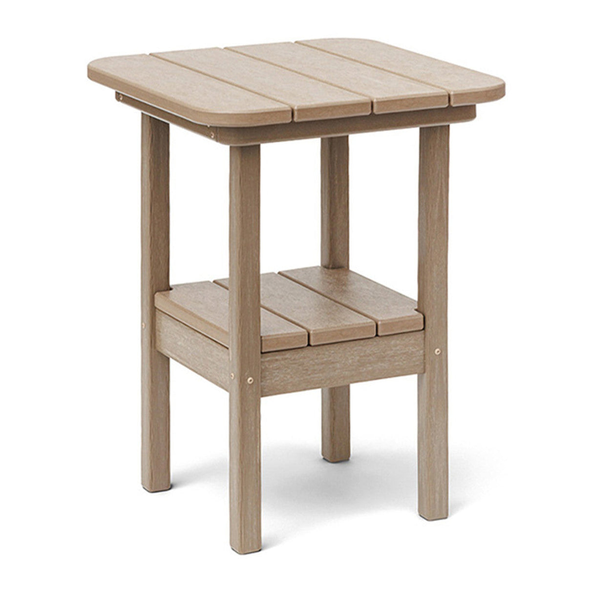 Breezesta 21" Square Counter Side Table & Shelf - CT-3104
