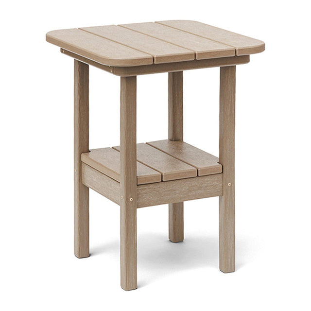 Breezesta 21" Square Counter Side Table & Shelf - CT-3104