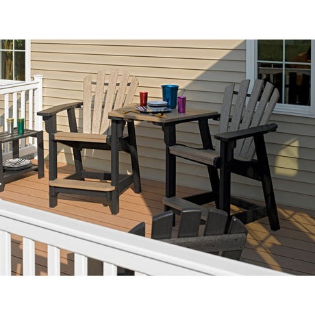 Breezesta 3 Piece Coastal Tete-a-Tete Counter Set - B3PCTCS