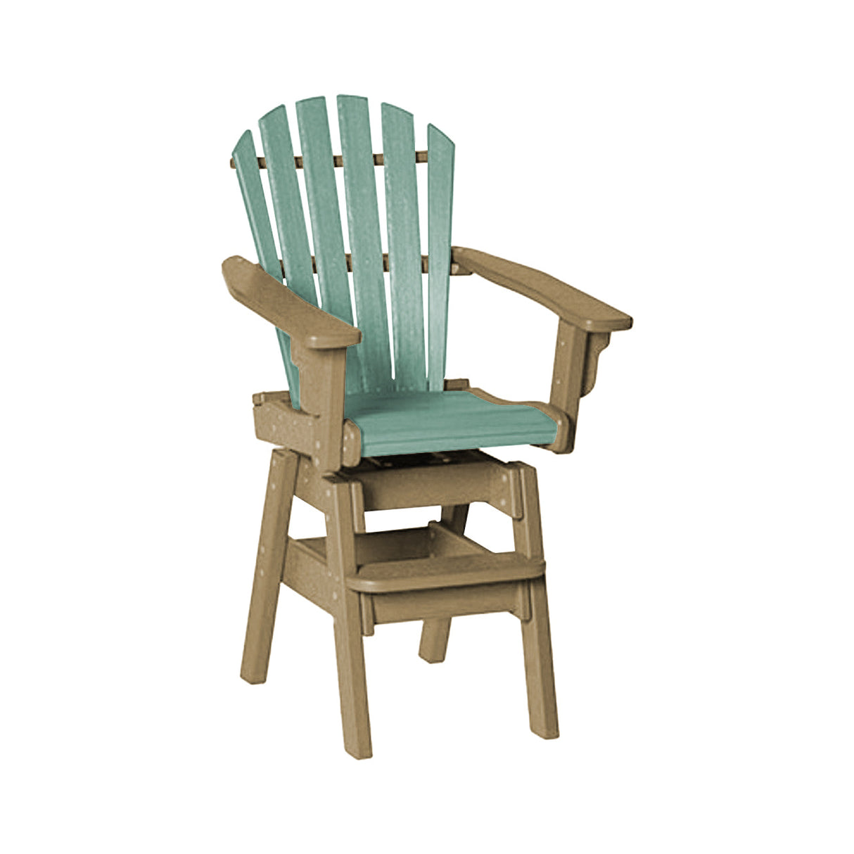 Breezesta Coastal Swivel Bar Chair