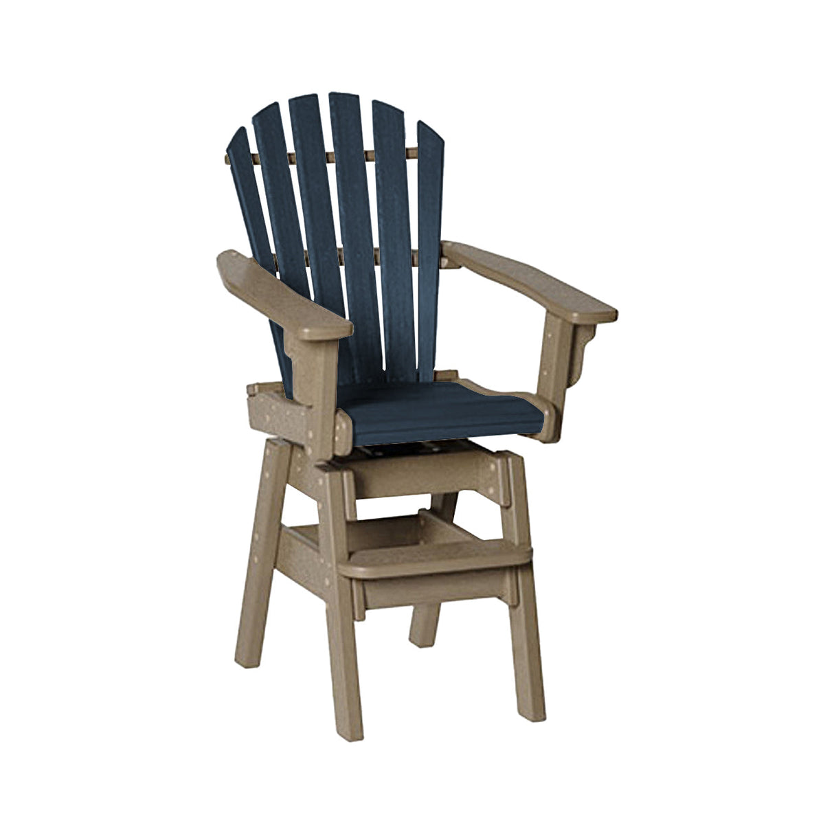 Breezesta Coastal Swivel Bar Chair
