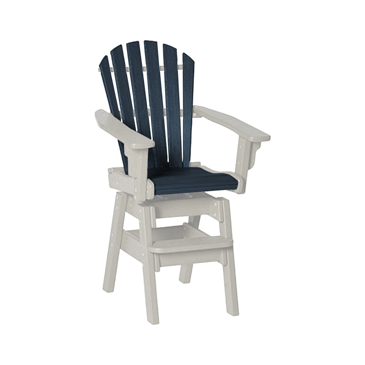 Breezesta Coastal Swivel Bar Chair