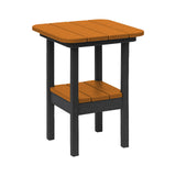 Breezesta 21" Square Counter Side Table & Shelf