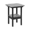 Breezesta 21" Square Counter Side Table & Shelf