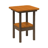 Breezesta 21" Square Counter Side Table & Shelf