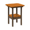 Breezesta 21" Square Counter Side Table & Shelf