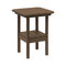 Breezesta 21" Square Counter Side Table & Shelf