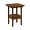 Breezesta 21" Square Counter Side Table & Shelf