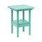 Breezesta 21" Square Counter Side Table & Shelf