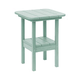 Breezesta 21" Square Counter Side Table & Shelf