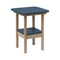 Breezesta 21" Square Counter Side Table & Shelf