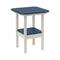 Breezesta 21" Square Counter Side Table & Shelf