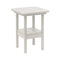 Breezesta 21" Square Counter Side Table & Shelf