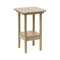 Breezesta 21" Square Bar Side Table & Shelf