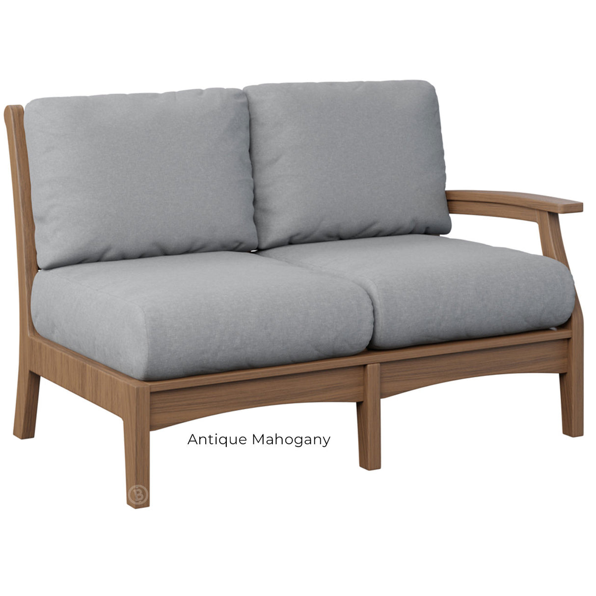 Berlin Gardens Classic Terrace Left Arm Loveseat