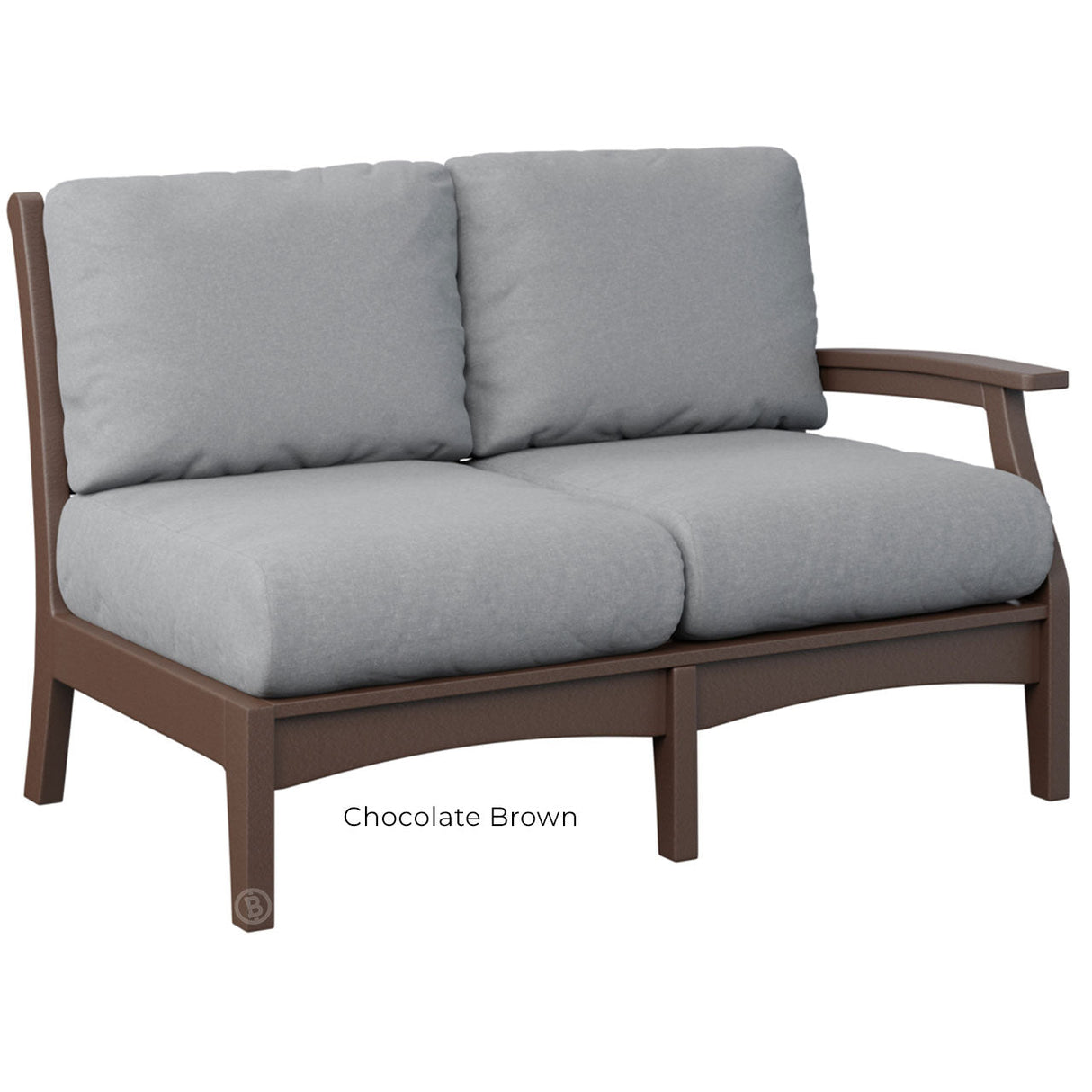 Berlin Gardens Classic Terrace Left Arm Loveseat