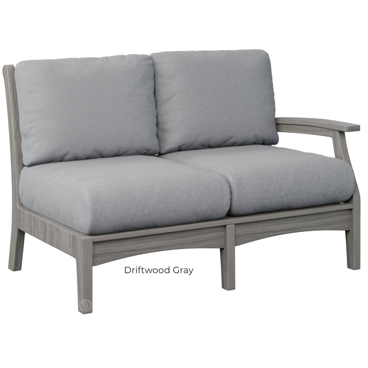 Berlin Gardens Classic Terrace Left Arm Loveseat