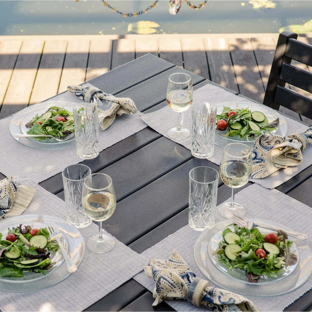 LuxCraft 3 Piece Celeste 44" Square Dining Table and Side Chair Set 2