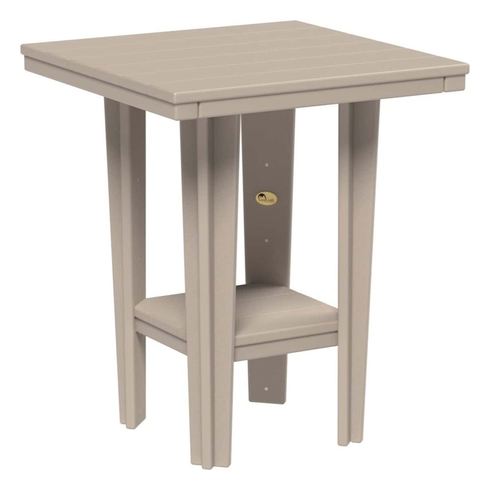 LuxCraft 30" Square Bistro Table - Bar Height
