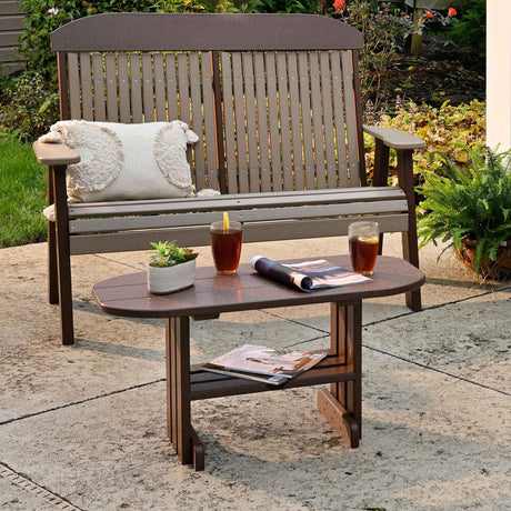 LuxCraft 4 Piece Horizon Coffee Table & Bench Set 
