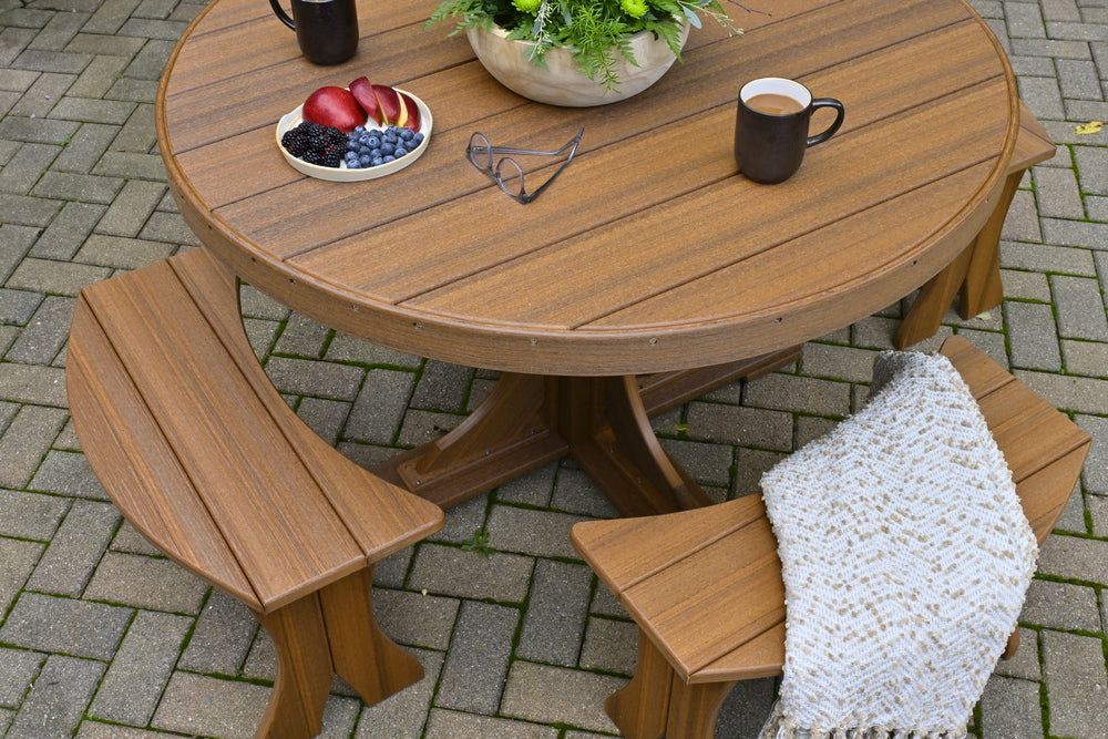 LuxCraft 4' Round Table - Counter Height Additional Image - 2