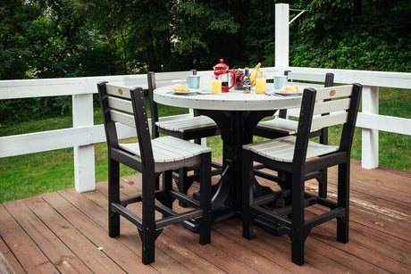 LuxCraft 4' Round Table - Dining Height Additional Image - 6