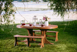 LuxCraft 4' x 6' Oval Table - Bar Height Additional Image - 1