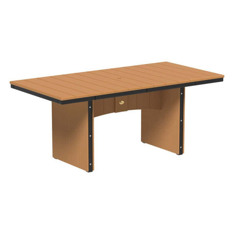 LuxCraft Urban 3' x 6' Rectangular Dining Table - Bar Height Additional Image - 7