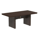 LuxCraft Urban 3' x 6' Rectangular Dining Table - Bar Height