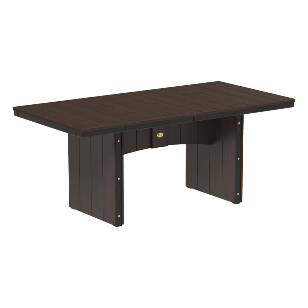 LuxCraft Urban 3' x 6' Rectangular Dining Table - Bar Height