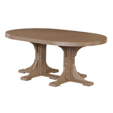 LuxCraft Urban 4' x 6' Oval Dining Table - Bar Height Additional Image - 11